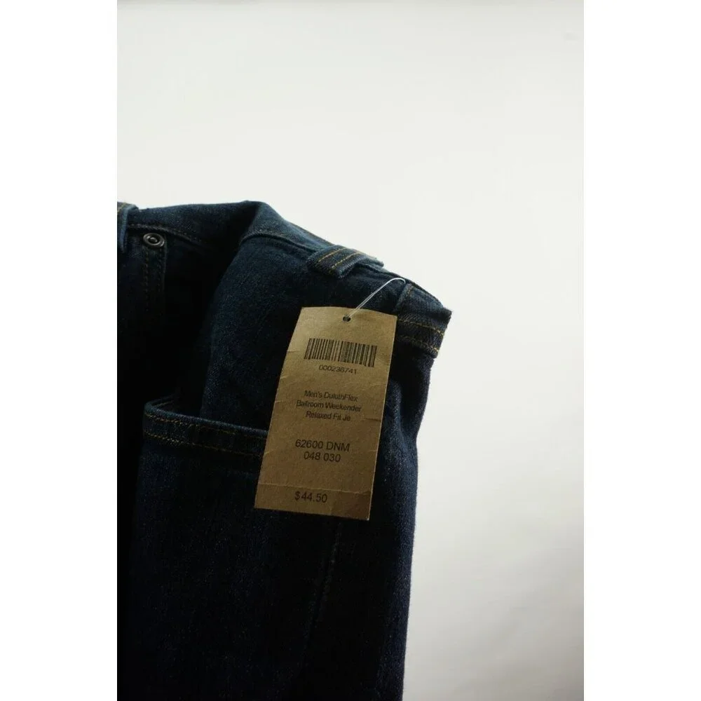 New Duluth Flex Ballroom Weekender Relaxed Fit Jeans Men's 48 x 30 Blue Denim